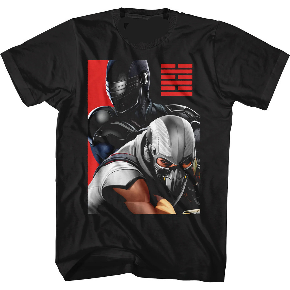 Classified Snake Eyes And Storm Shadow GI Joe Shirt Movie Comic Graphic Fan Tee